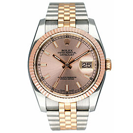 Rolex Datejust 116231 18K Rose Gold & Steel Watch