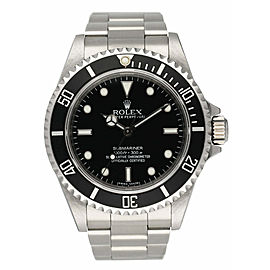 Rolex Submariner 14060M No Date Engraved Rehaut Mens Watch