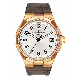 Vacheron Constantin Overseas Diamond Rose Gold Mens Watch