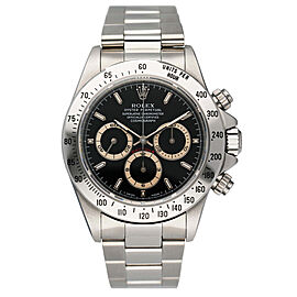 Rolex Daytona ZENITH 16520 Black Dial Mens Watch