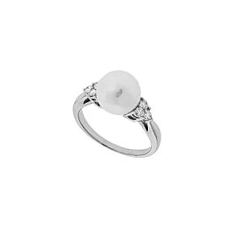 Mikimoto Akoya Pearl Diamond Ring