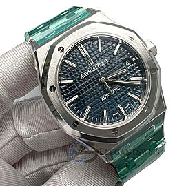 Audemars Piguet Royal Oak Blue Dial Steel Watch