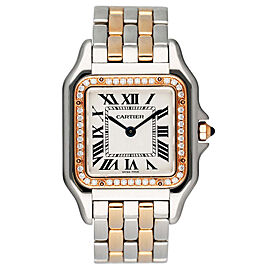 Cartier Panthere W3PN0007 Rose Gold & Steel Ladies Watch