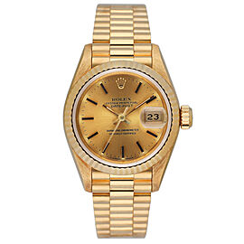 Rolex Datejust Champagne Dial Ladies Watch