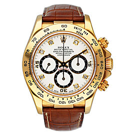 Rolex Daytona Diamond Dial Mens Watch