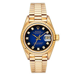 Rolex Datejust Blue Dial Ladies Watch