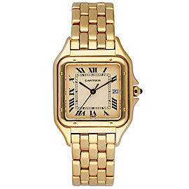 Cartier Panthere Large 18K Yellow Gold Mens Watch