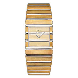 Piaget Polo Square 7131 C701 Two Tone Watch