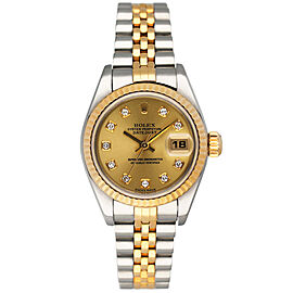 Rolex Datejust 79173 Diamond Dial Ladies Watch