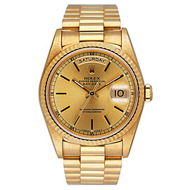 Rolex Day Date 18238 18K Yellow Gold Mens Watch