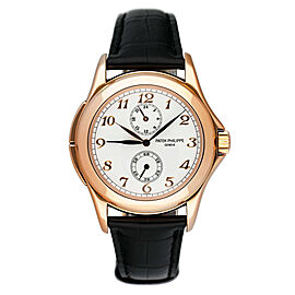 Patek Philippe Calatrava Travel Time Mens Watch