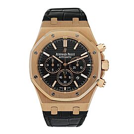 Audemars Piguet Royal Oak 18K Rose Gold Chronograph Men's Watch