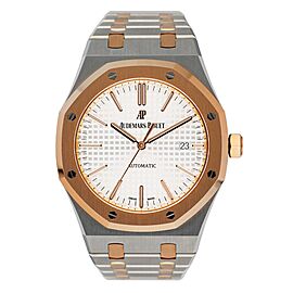 Audemars Piguet Royal Oak White Dial Mens Watch