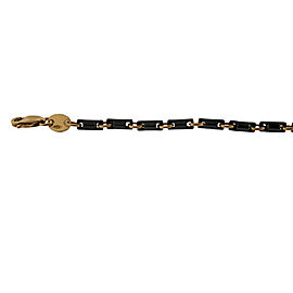 Superoro Mens Solid 18k Rose Gold And Ceramic Bracelet