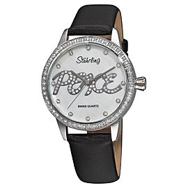 Stuhrling Lady Peace 519P.1115 Stainless Steel & Leather 38mm Watch