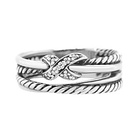 David Yurman X Collection Ring with Diamonds