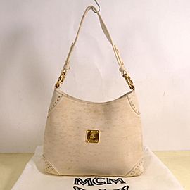 Monogam Visetos Hobo 868846 Cream Canvas Tote