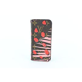 Louis Vuitton Pink Monogram Jungle Dot Palm Iphone 6 Folio Cover Case 7lz1211 Tech Accessory