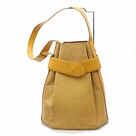 Louis Vuitton Twist Bucket Sac D'epaule (Ultra Rare) with Pouch 869908 Yellow Leather Shoulder Bag