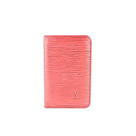 Louis Vuitton Red Epi Card Holder Wallet 233771