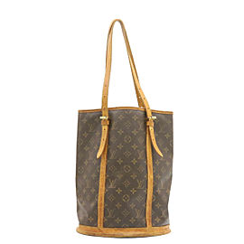 LOUIS VUITTON Monogram canvas Bucket Shoulder Bag