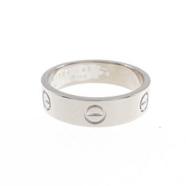 Cartier 18K white Gold Love Ring LXGYMK-243