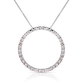 0.1 CTW 14K Solid White Gold Beloved Is Everywhere Diamond Necklace