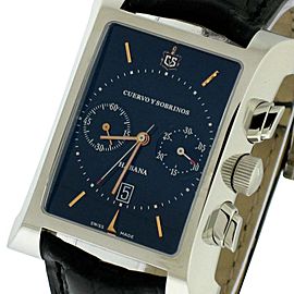 Cuervo y Sobrinos Esplendidos Chronograph Mens Watch