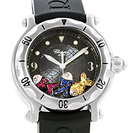 Chopard 288347 Happy Beach Floating Rubi Sapphire Rubber Fish Watch