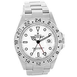 Rolex 16570 Explorer II White Dial Automatic Mens Watch