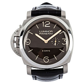 Panerai Luminor 1950 Left-Handed 8 Days Titanio Titanium & Leather 47mm Watch