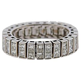 Gold Diamond Wedding Eternity Band Ring