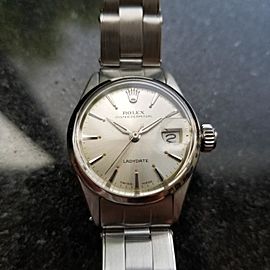 Rolex Oyster Perpetual 6516 25mm Vintage Womens Watch