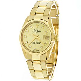 Rolex Datejust Midsize 31mm 18K Yellow Gold Oyster Ladies Watch