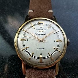 LONGINES Men's Gold-Capped Conquest 9026 Automatic, c.1970s Swiss Vintage LV563