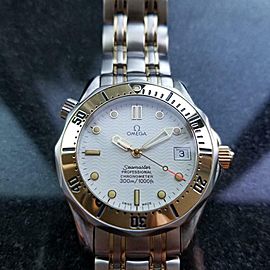 Men's 18K & SS Omega Seamaster ref168.1502 Professional 300m, c.1986 Swiss LV702