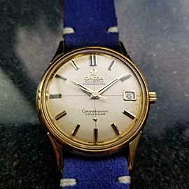 Men's Vintage Omega 18K Gold Constellation Calendar Automatic c.1960 LV662BLU