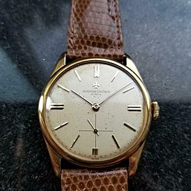 Men's Vacheron & Constantin 18K Gold Dress Watch 4066 Hand-Wind c.1950s MS233TAN