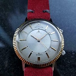 Men's LeCoultre 14k Gold-Capped Memovox Alarm cal.815 Automatic c.1950s LV532RED