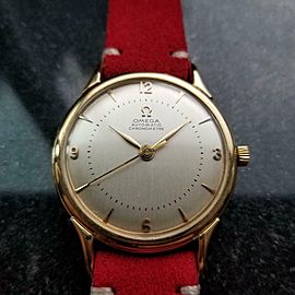 Men's Omega 18k Gold Vintage Bumper Automatic ref.2517, c.1960s Swiss LV655RED