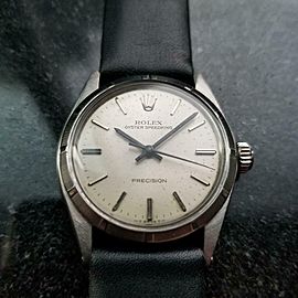 Men's Rolex Midsize Oyster Speedking ref.6431 Hand-Wind, c.1968 Vintage LV752BLK