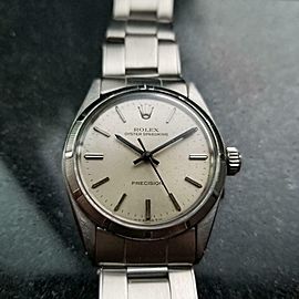 Men's Rolex Midsize Oyster Speedking 6431 Hand-Wind, c.1968 Swiss Vintage LV752