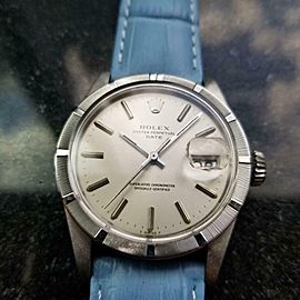 Men's Rolex Oyster Perpetual Date ref.1501 Automatic 1975 Swiss Vintage LV918BLU