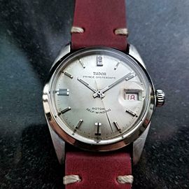 Men's Tudor 7996/0 Prince Oysterdate Automatic, c.1960s Swiss Vintage LV777RED