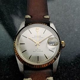 Men's Tudor Prince Oysterdate 74033 34mm 18k & ss Automatic, c.1990s LV920BRN