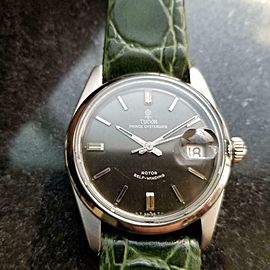 Men's Tudor Prince Oysterdate Ref.7996 34mm Automatic w/Date, c.1960s LV606GRN