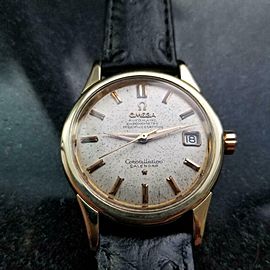 OMEGA Men's 1950s Gold-Capped 34mm Constellation Calendar Automatic Watch LV651