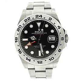 Rolex Explorer II 42MM Black Dial Mens Oyster Watch 216570 Box Papers