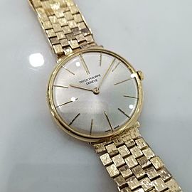 Men's Patek Philippe Calatrava 34mm 18k Hand-Wind Dress Watch, c.1960s MA164