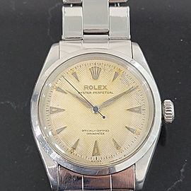 Mens Rolex Oyster Perpetual Ref 6284 34mm Automatic 1950s Swiss Vintage RA231